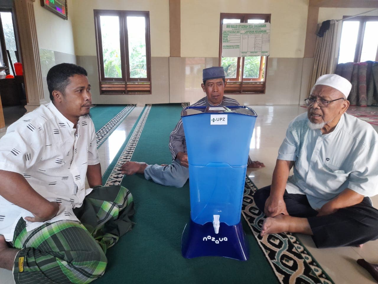 Penyaluran Filter Air Langsung Minum ke Masjid Istiqomah