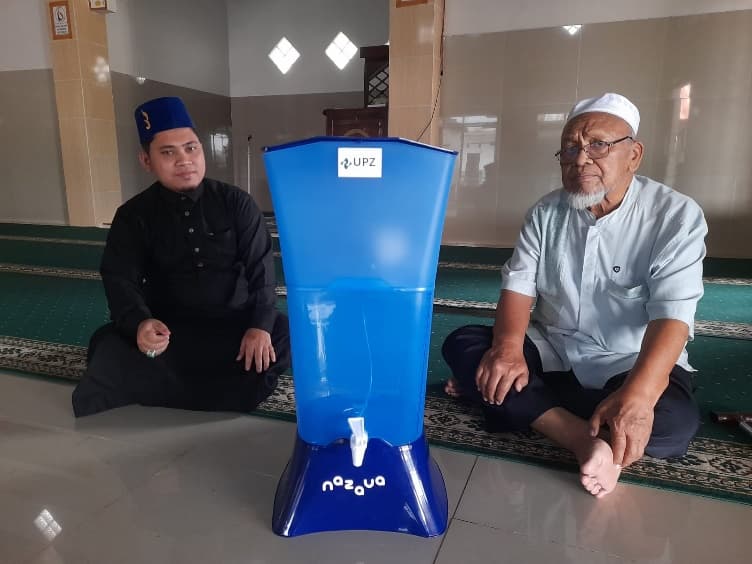 Penyaluran Filter Air Langsung Minum ke Masjid Al Ikhlas